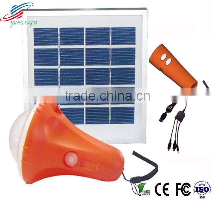 Solar systems LED lighting small home solar power system lights phone charging