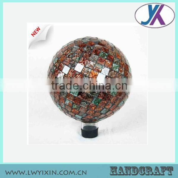 Mosaic Crakle Gazing Ball, decorative garden balls