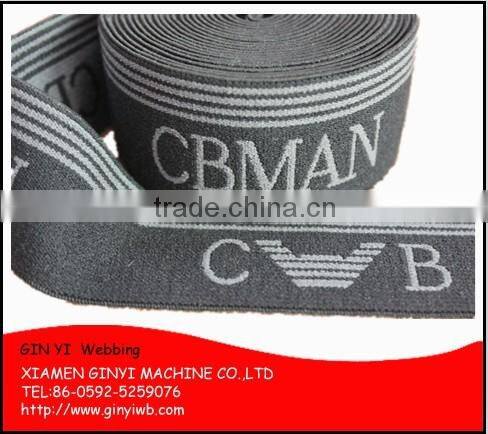 High Tenacity Custom Nylon Polyester Underwear Jacquard Elastic Webbing