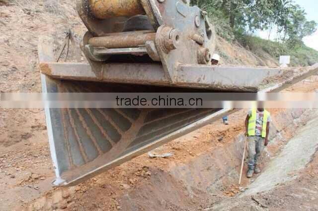 trapezoidal bucket of excavator
