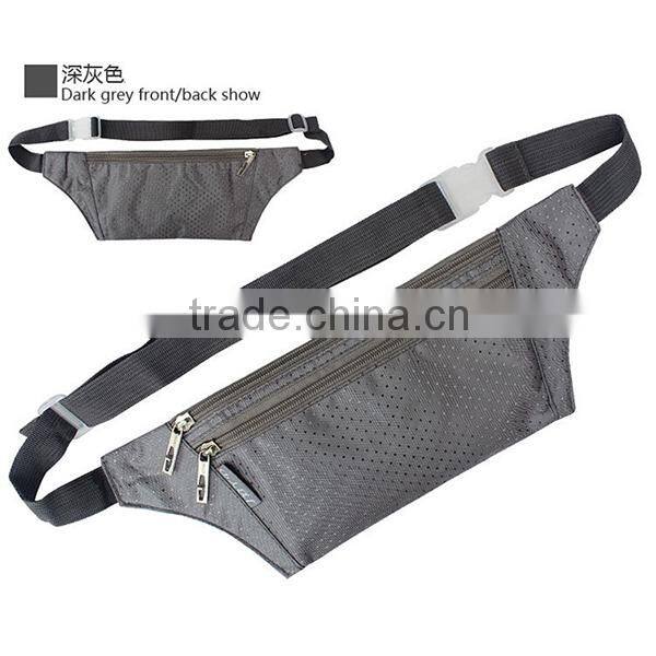 2016 best selling factory wholesale cheap nylon light beautiful colorful sport running waist bag