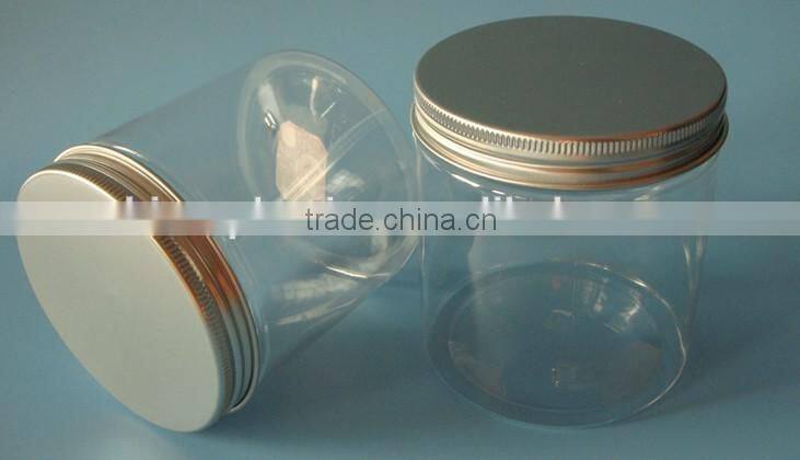 250ml PET Transparent Clear Plastic Jar made from suzhou factory