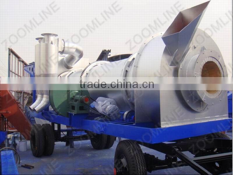 mobile drum bitumen plant