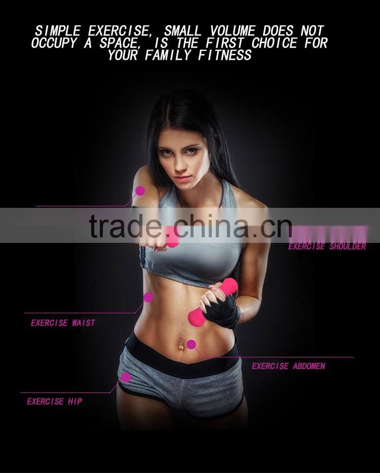 high quality dip plastic gym dumbbell/adjustable dumbbell/rubber dumbber