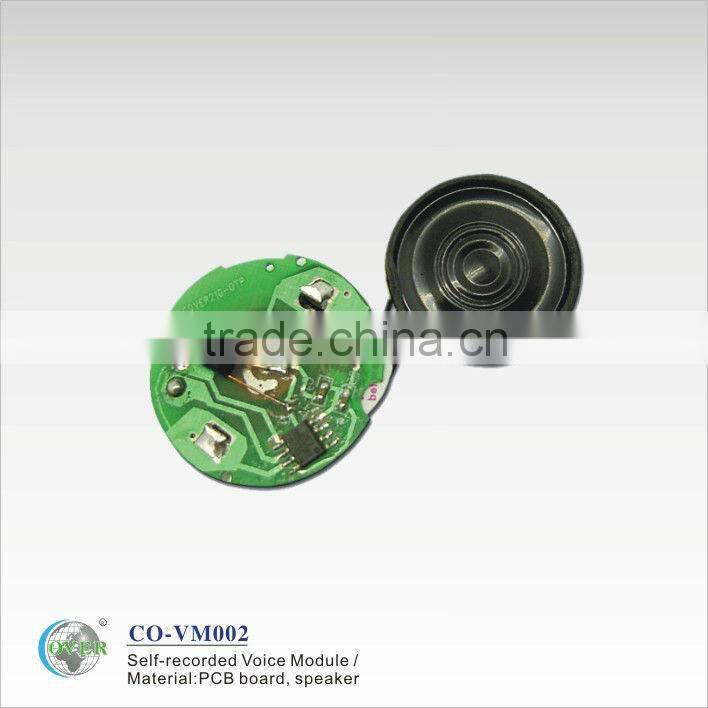 Greeting card programmable sound module