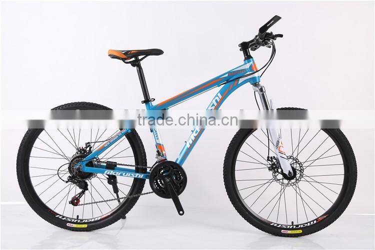 2016 hot bike Maruishi cheap aluminium alloy mountain bike MTB bike 26 size