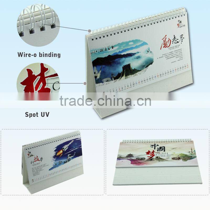 Factory Make-To-Order China Stand Desk 2016 Wholesale Calendar