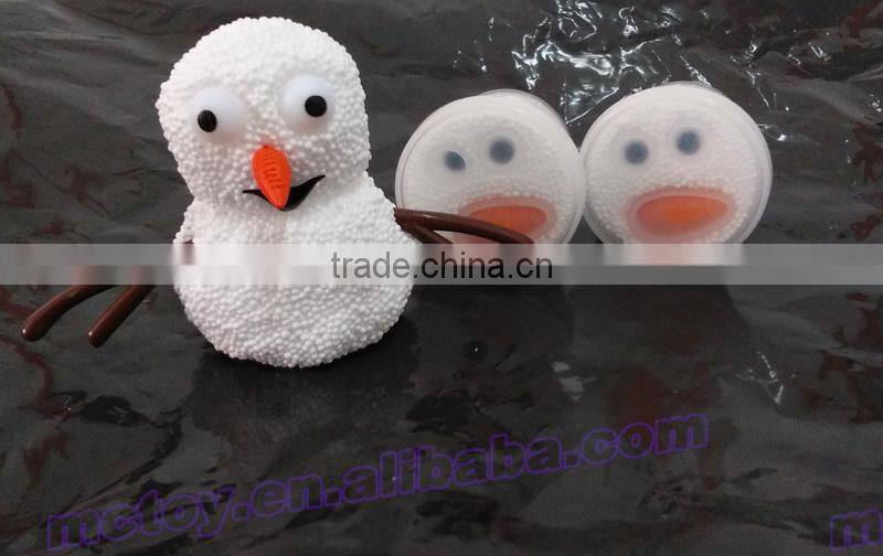 Christmas gift putty toys snow man putty toys