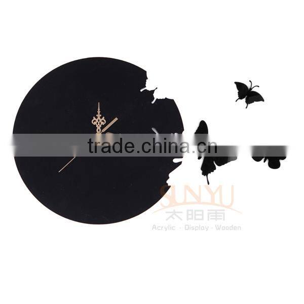NEW Invention Black Acrylic Clock