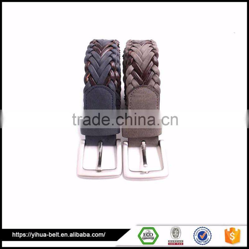 promotional Two colors braided rope belt for men