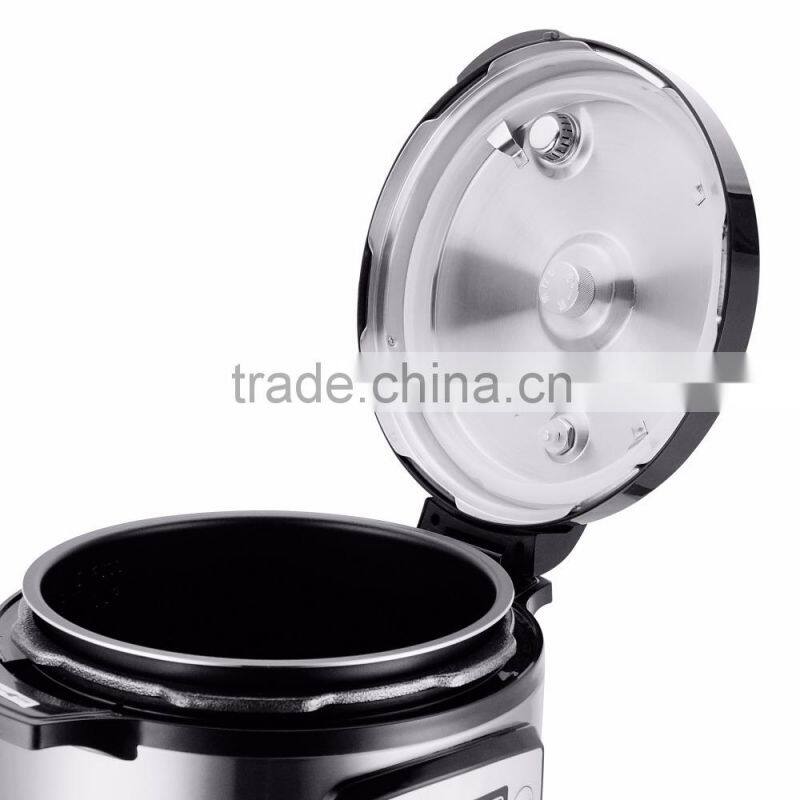 CE GS Approval 5L Golden Color Stainless steel digital multi electric pressure cooker / HDP-Y0504E-G