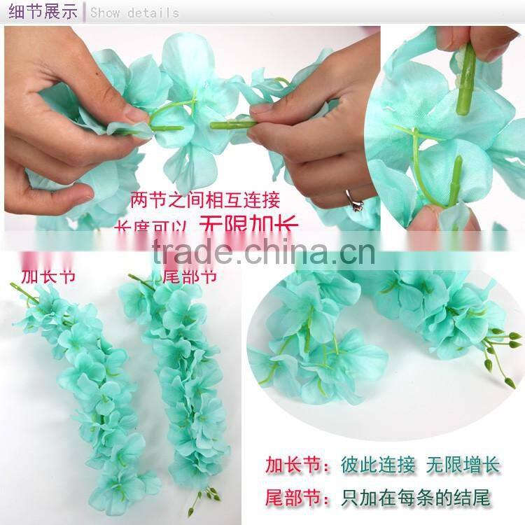 32 cm wedding decorative artificial flower wisteria wholesale
