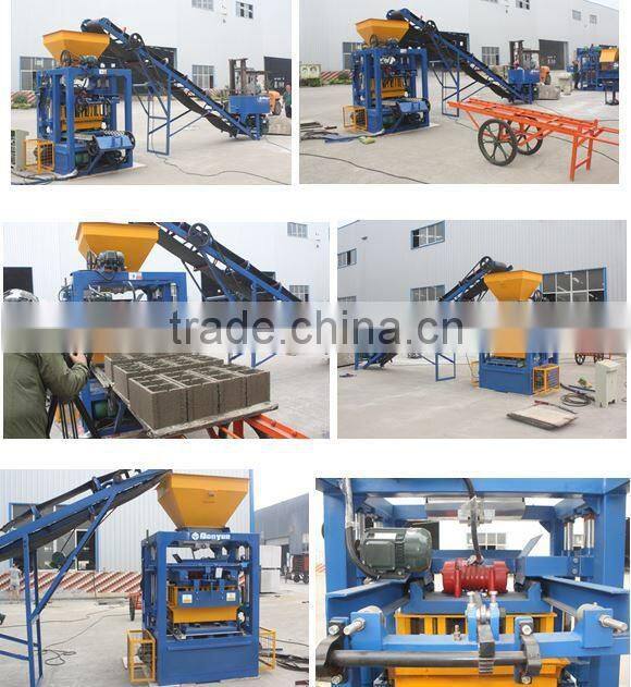 QT4-24 interlocking brick making machine in india,concrete block making machine