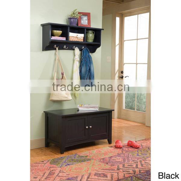 High Quality Enteryway Coat Hook with Storage Bench Set