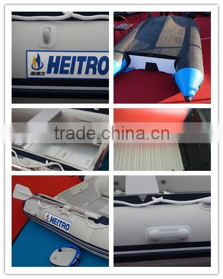 HEITRO 2016 new design 3.6m length aluminum cheap inflatable sport boat