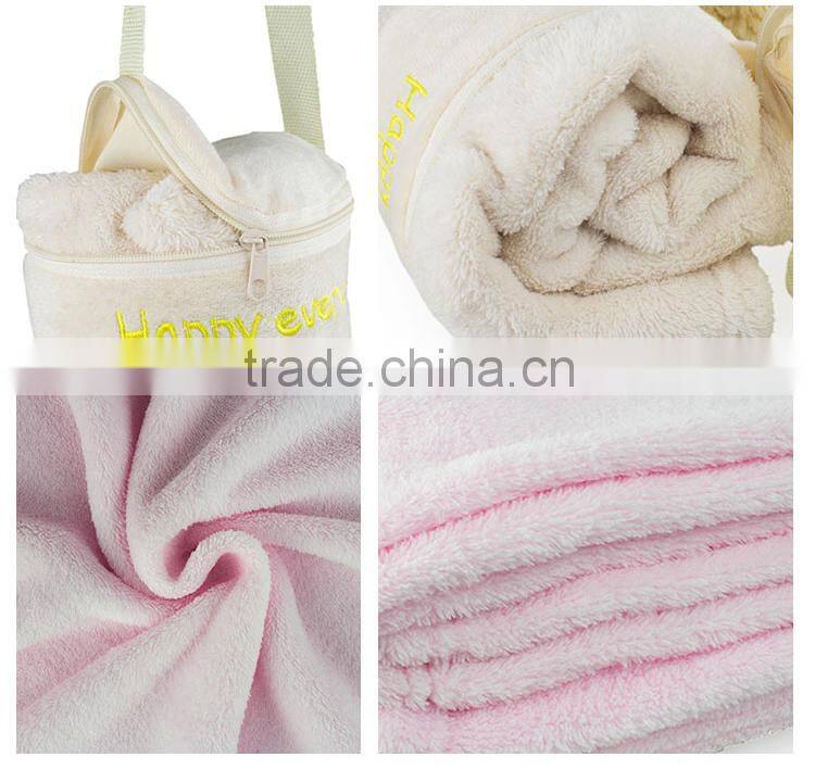animal shaped blanket polyester flower printed blanket hot sale coral fleece blankets