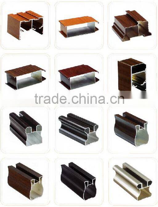 wood - aluminum casement door profile