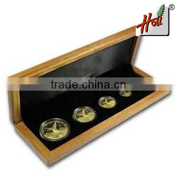 2015 New Handcrafted Wooden Box For Coin HCGB8196