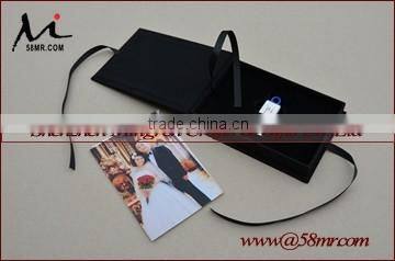 Foldable Fabric Special Paper USB Photo Packaging Gift Box