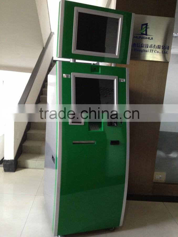 Built in Cash Dispenser and Digital ATM Bank Dedicated DVR Self Service Bank ATM Kiosk