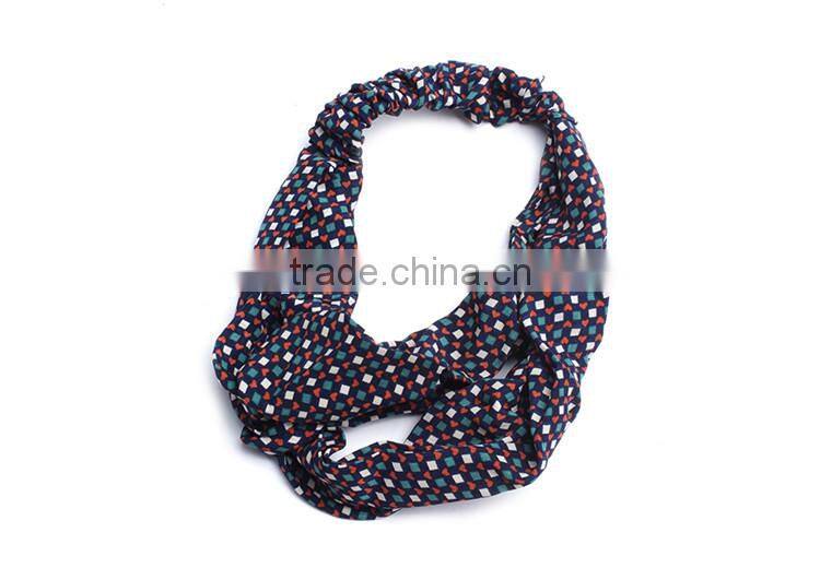 2015 Trendy fashion handmade fabric hair accessories, multi color headband for girl