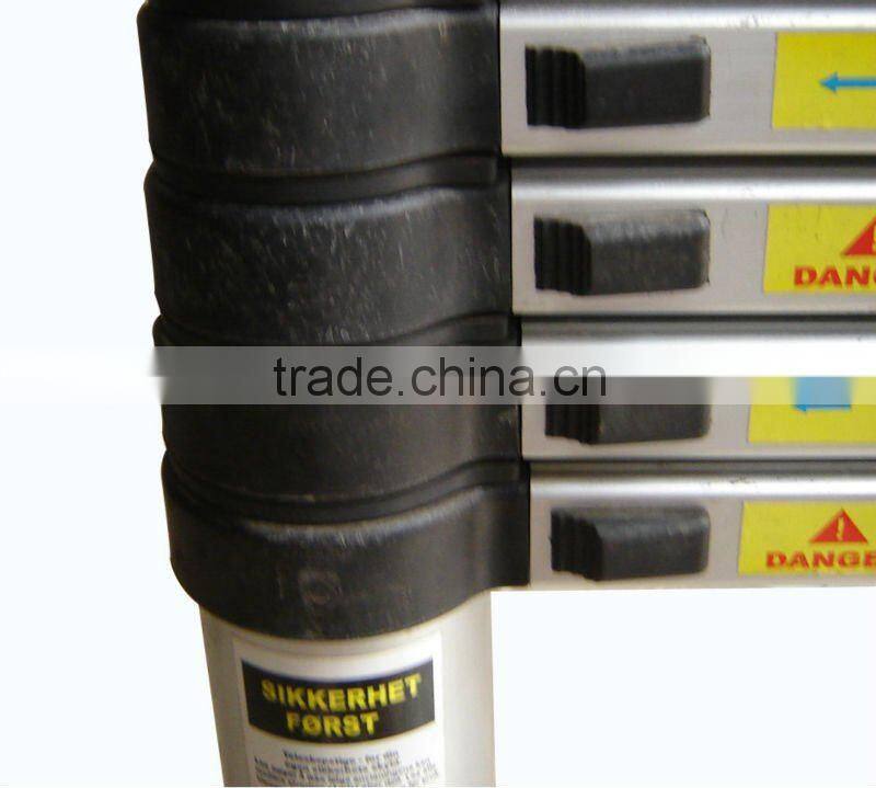 Multi-purpose telescopic folding aluminium ladder with 6+6steps 3.8m