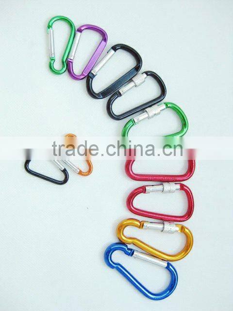 aluminium carabiner hooks