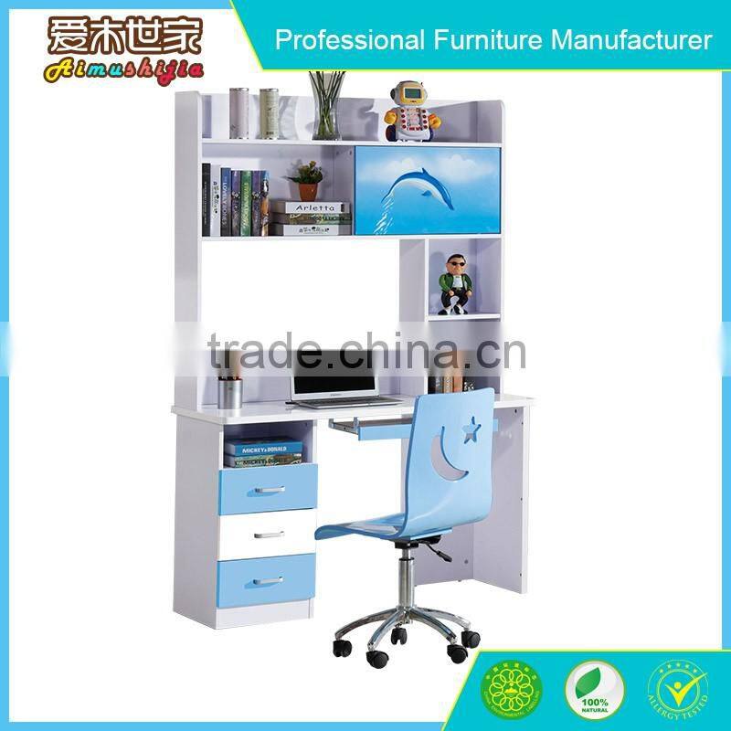 Colorful bedroom baby single bed for boy