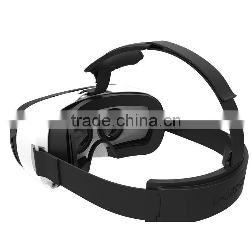 Best Gift Baofeng Storm III Virtual Reality 3D Video Glasses for 4.7 - 6" Smartphone VR 3D Glasses + Bluetooth Remote Joystick