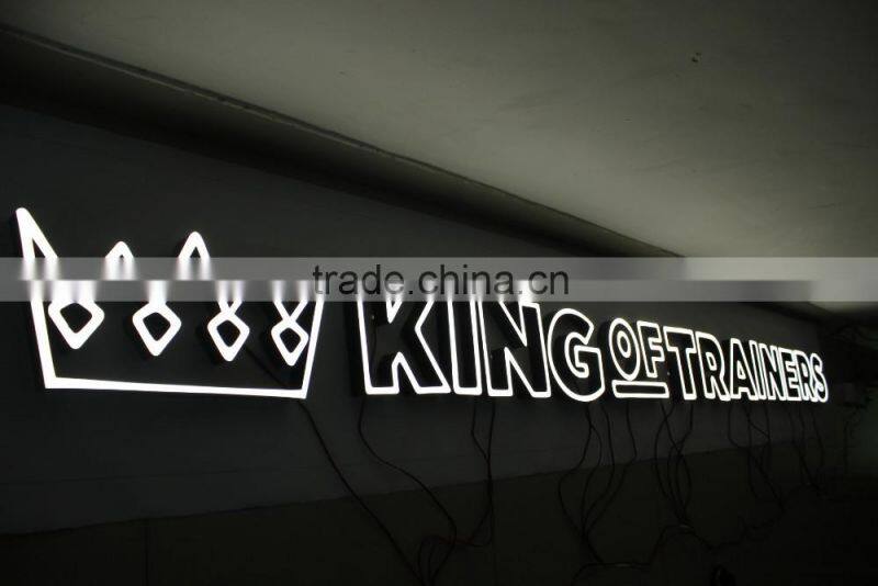 High bright led frontlit epoxy resin letter sign, different design styles alphabet letters