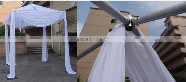 wedding reception drapery portable pipe and drape