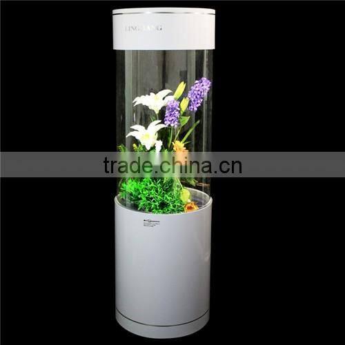 Any design available Luxury LED clear acrylic aquariums wholesale/cylinder acrylic aquarium/cylinder acrylic fish aquarium