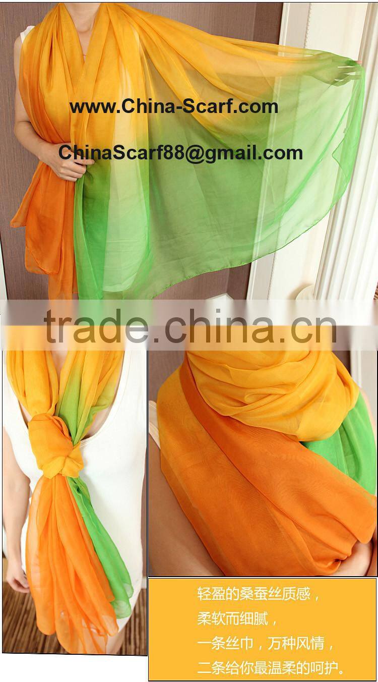 Wholesale fashion beach silk scarf
