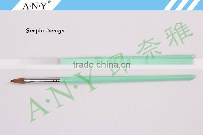 ANY Nail Art Care Pure Sable Nail Brushes for Acrylic Extension Nails