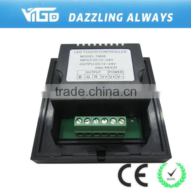LED RGB RF controller touch remote