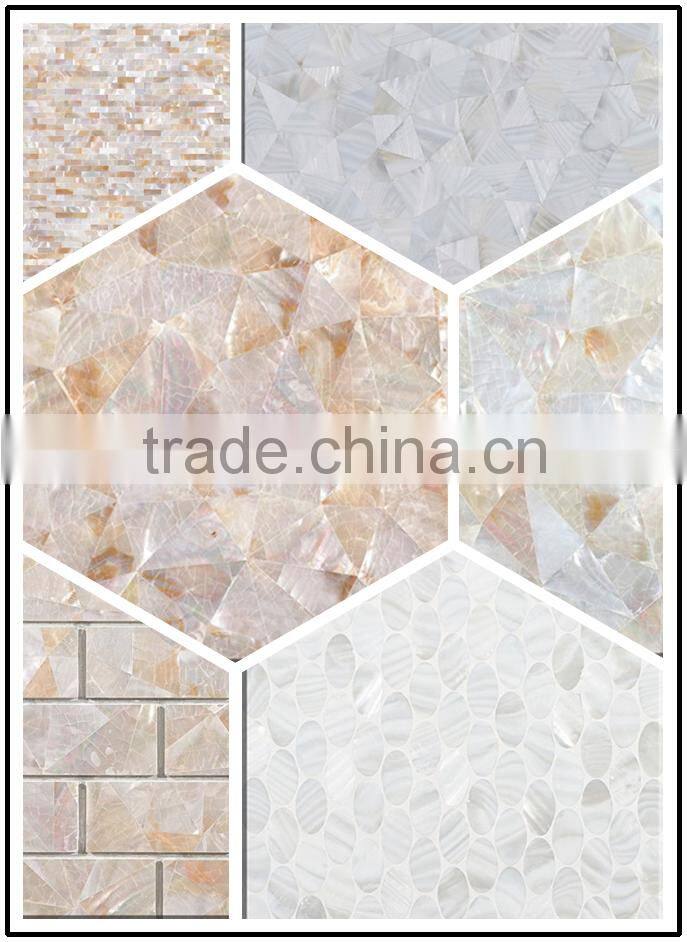 Wholesale freshwater shell for home decor different pattern