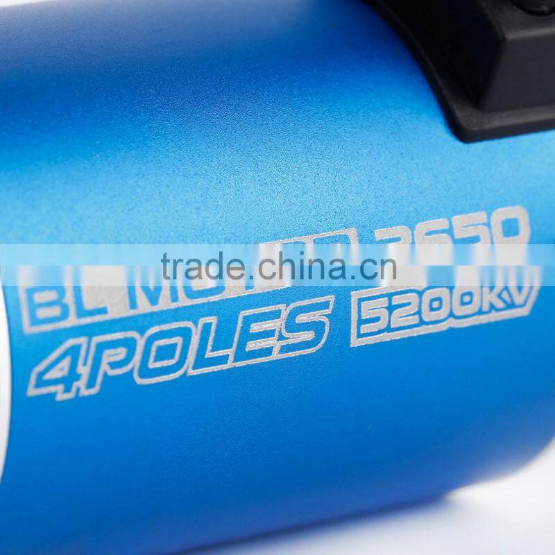 3650 4 Poles 5200KV 900W 9.6V BL Sensorless Motor for 1/10 RC Car Truck Boat Toys
