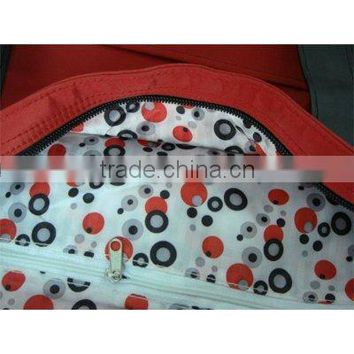 The tote red shopping hand bag for women