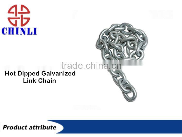 Ordinary Mild Steel Standard Hot Dipped Link Chain