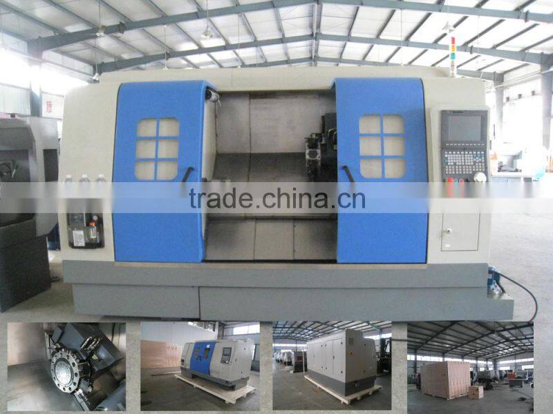 cheap slant bed metal 5 axis lathe machine cnc turning center CNC450A with high precision