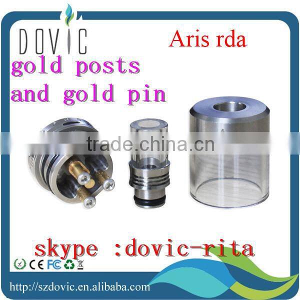 Unique design center post for airflow rda aris rda wholesale glass aris rda