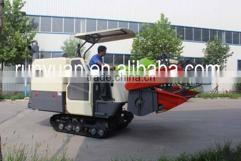 double thresher rice combine harvester 4LZ-2.3 big grain tank