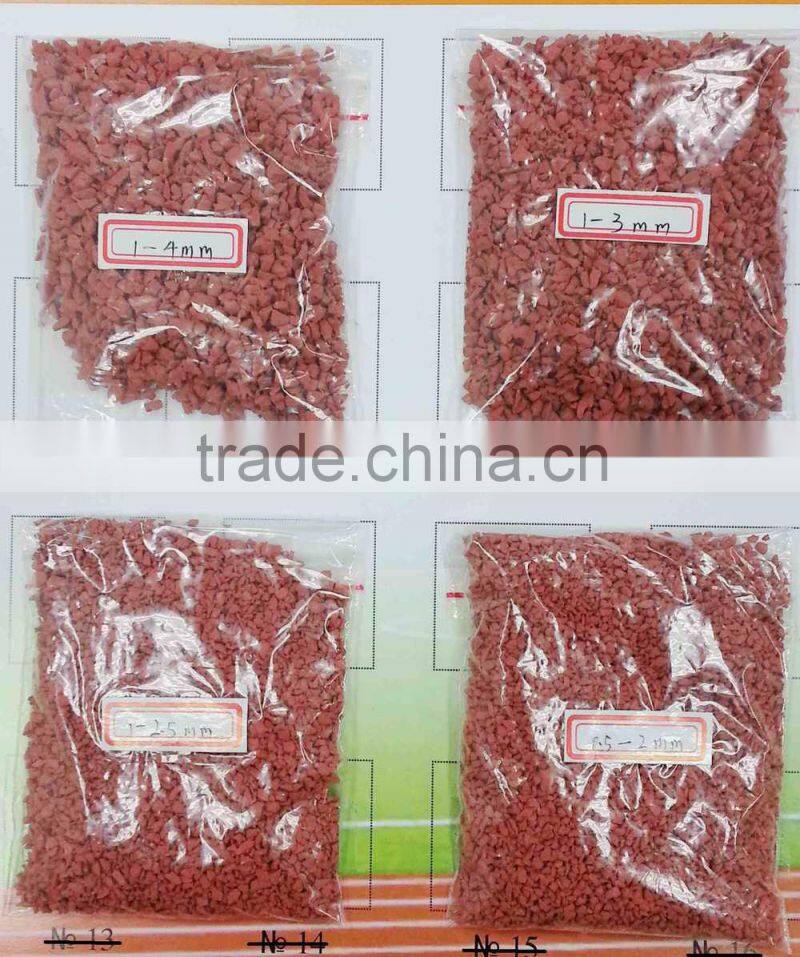 Blue epdm granules/green epdm chips/red crumb rubber/rubber sheet for flooring-g-y-160504