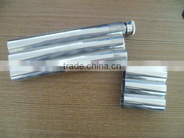 Fashionable cigar tube stainless steel hip flask