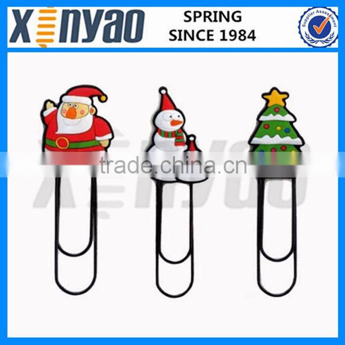 Custom PVC cartoon characters paper bookmark