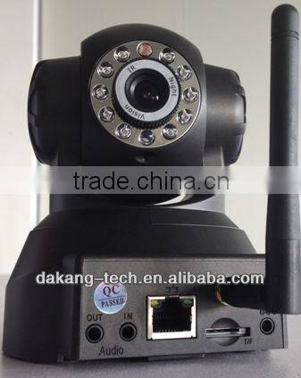 0.3Megapixel p2p ip camera,TF card 32GB,two way audio