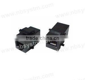 Cat.3 rj12 Keystone Jack Snap-In type,In-line Coupler