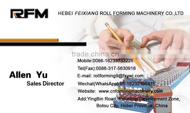 Hydraulic drive shutter door roll forming machine for india