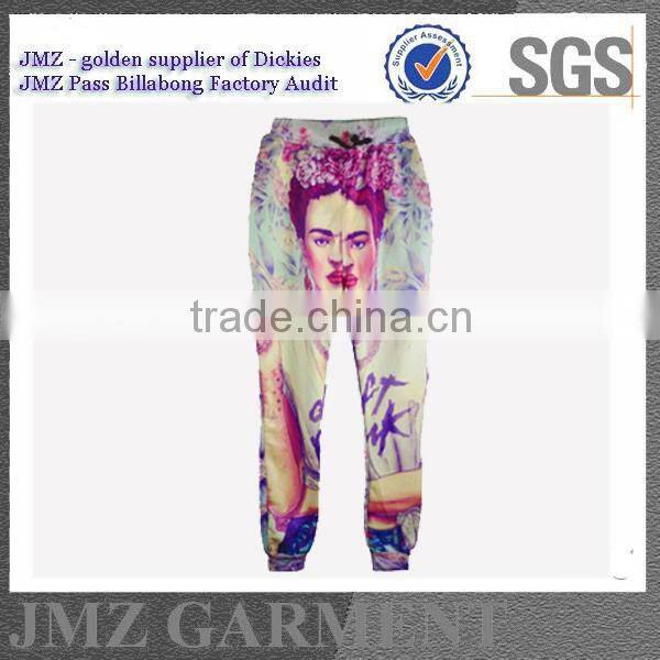 girl print joggers pants hot joggers pants OEM trousers