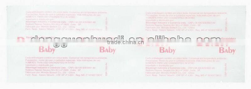 Aluminum foil heat seal bag for virus blocker